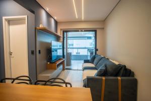 Apto com Ar-condicionado e Churrasqueira Privativa