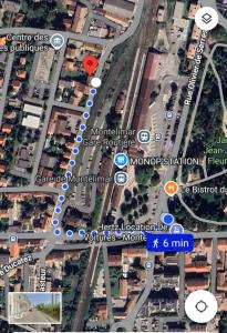 Appart T3, Proche Gare, Wifi, Parking