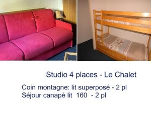 Gourette Studio 4 pers, piscine, animaux admis, wifi - FR-1-859-24