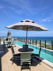 Studio Rooftop em frente ao Mar na Praia de itapua