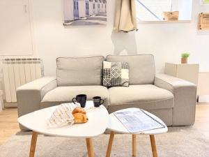 Idéal couple ! Le Nid du Bourg - Proche plage et commerces - serviettes de toilette & linge de lit compris