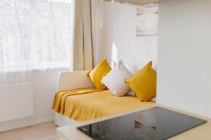 Vilnius cozy apartment By the river With balcony 20min Old Town Free parking Self check in