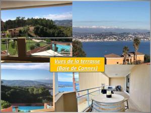 Appartement 6 personnes - vue mer Baie de Cannes - Théoule sur mer - BESNARD