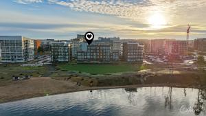 New apartment with sauna, lake and beach