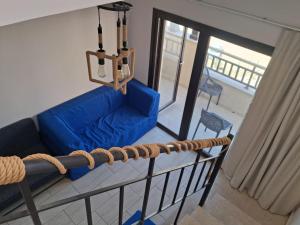 Modern simple apartment with roof