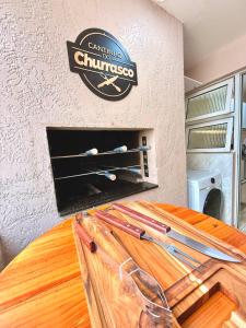 Apto 2 dorm Centro de Capão 3 quadras do Mar box e churrasqueira