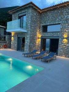 Villa Luxury Ponti Hill z widokiem na morze