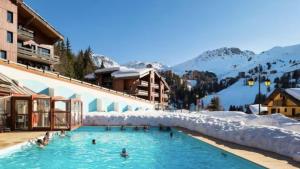 Studio cosy Plagne 1800 - 4pers - Piscine chauffée - Outdoor