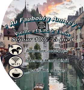 Au Faubourg -Old City - Lake & Canal 1 min