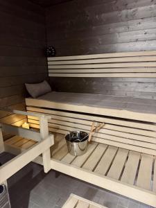 Cozy One-Bedroom Apartment with Sauna and Forest View