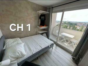 Chambre privée dans appartement partagé - lumineux- Proche Bordeaux - F1-1