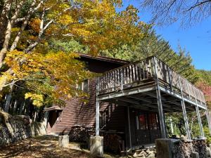 CabinC Private Fireplace, BBQ, Lake Saiko MtFuji