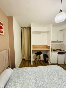 Joli petit studio proche centre de Caen - Brown