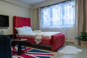 Burgundy Studio with free WI-FI