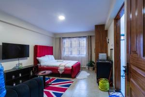 Burgundy Studio with free WI-FI