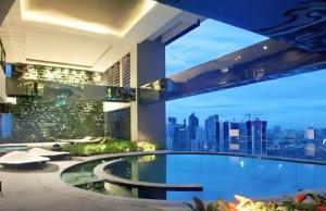 Elegant Stylish 1 Bedroom Balcony City and Manila Bay view FREE Sauna Pool GYM Makati