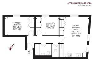 2 Bed Fulham Road Modern Apartment