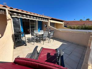 Maison de vacances climatisé, pour 4 pers, résidence securisee MAS DE LA PLAGE, terrasse Sud, 4 couchages - 250m de la plage de PORTIRAGNES PLAGE LRMP30