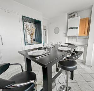 Vue panoramique sur la plage, grand T2