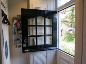 Atmospheric Wadden houses located next to each other near the Wadden Sea
