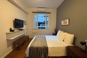 Copa, 3 quartos, suite, praia a 10 min a pé