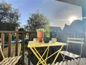 F3 2 chambres duplex Cabourg calme, balcon, proche plage