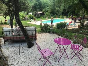 studio à la campagne avec piscine