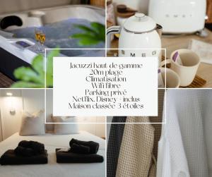 20mètres Plage - Maison -Jacuzzi - Wifi - Terrasse