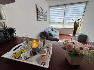 depto para 3 vista torre entel metro la moneda