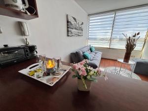 depto para 3 vista torre entel metro la moneda