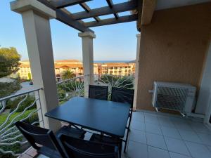 Studio-terrasse vue mer-Clim-parking-Draps inclus