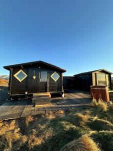 Tiny Cabin Under the Northern Lights