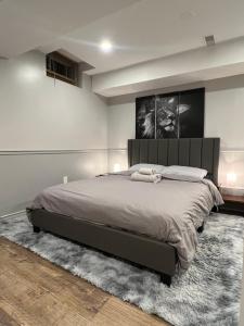 Modern, basement apartment, close to airport