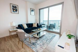 High-Rise Apartment with Panoramic Skyline Views