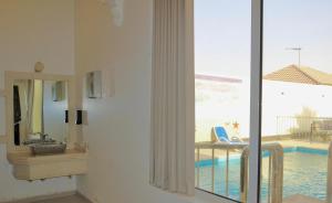 شالية غرفة نوم وصالة جلسة خارجية