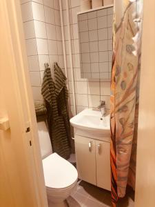 Hyggeligt kunst studie tæt på vandet