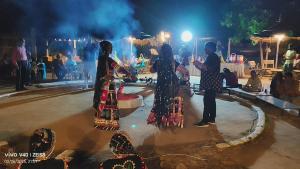 Desert night culture resort