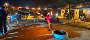 Desert night culture resort