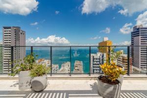 Lofts de luxo com Varanda e Vista Mar Academia e Piscina no Corredor da Vitoria