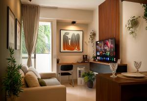 Apê super charmoso! Ar-condicionado e piscina