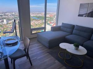 Luxury apartment with panoramic view in tower