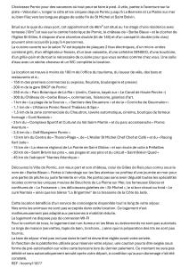 Sur le quai de Pornic, Appartement pour 4