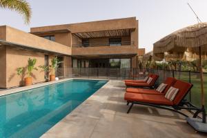 Modern villa - 4 luxury suites - Golf Amelkis - Marrakech
