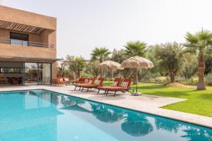 Modern villa - 4 luxury suites - Golf Amelkis - Marrakech