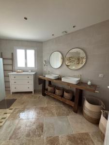 Prignac en médoc-maison-6 pers-3ch-piscine chauffée