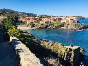 Joli dOli, pieds dans leau, Port Vendres, Collioure proche toutes commodités