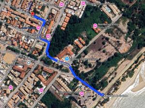 Casa individual apenas 650m da praia