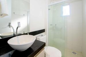 Apto climatizado c garagem e vista mar ING9303