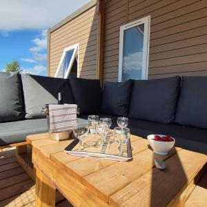 La Dolce Vita Méditerranéenne Mobil Home à 200m de la plage Camping 5 Etoiles Parc Aquatique