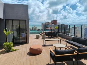 Apart de Luxo a 160 metro da orla de Manaira